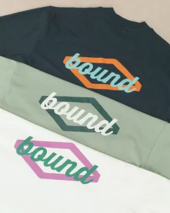bound 'Hatch' Tee - Navy