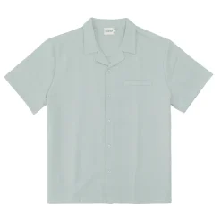 bound Heavy Cuban Textured SS Shirt - Brook Green