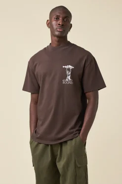 bound 'Marissa Angling' Tee - Brown