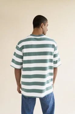 bound 'MENTHE' STRIPE TEE
