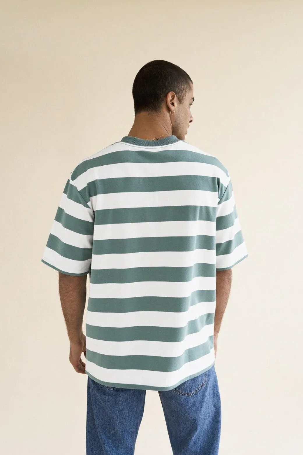 bound 'MENTHE' STRIPE TEE