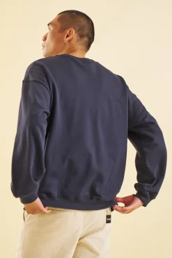 bound Navy Premium Script Sweater
