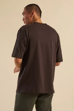 bound Oak Brown Script Tee