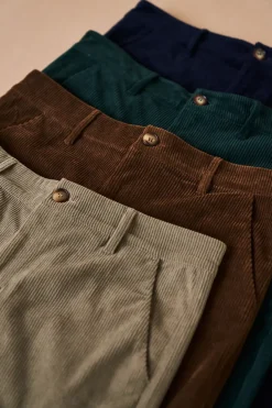 bound 'Ocean Navy' Corduroy Trousers