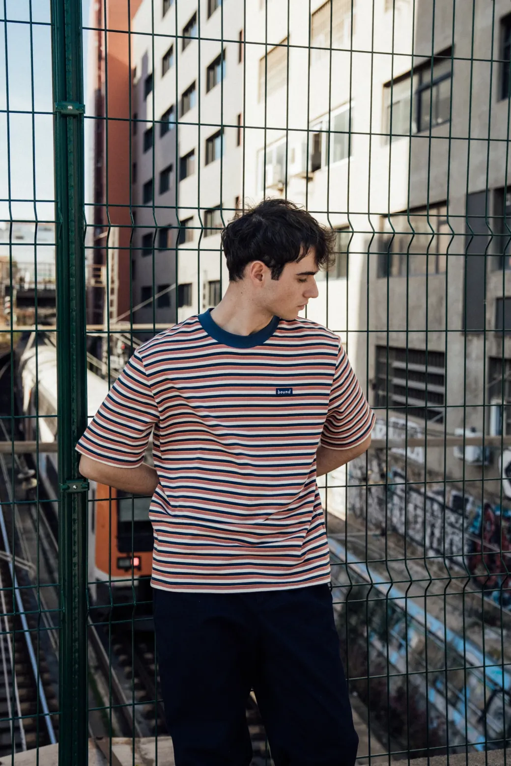 bound Oxford Heavy Stripe Tee