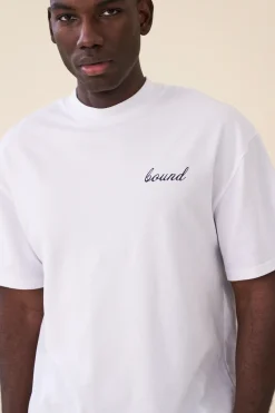 bound 'Porto Azulejos' Tee - White
