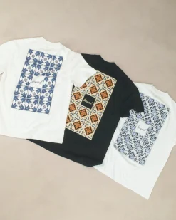bound 'Porto Azulejos' Tee - White