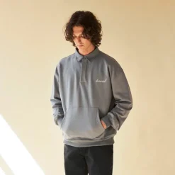 bound 'Sage Grey' Rugby Polo