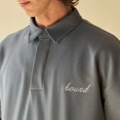 bound 'Sage Grey' Rugby Polo