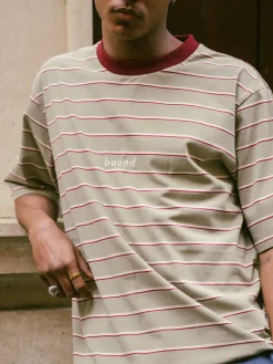 bound 'Sage Stripe' Tee