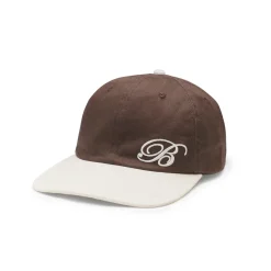 bound Signature 6 Panel Cap - Brown/Cream