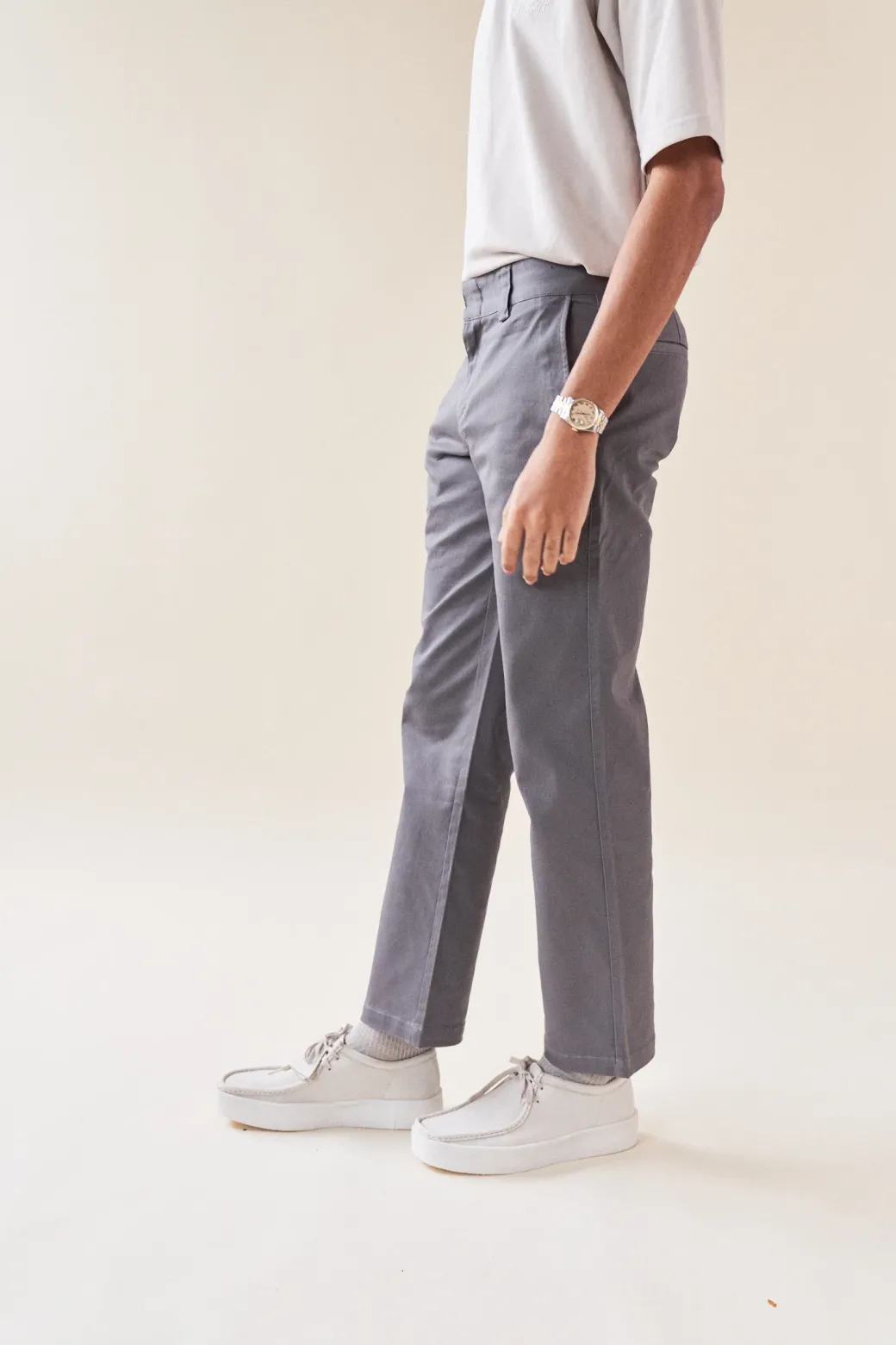 bound 'Stamford' Chino Trouser - Grey