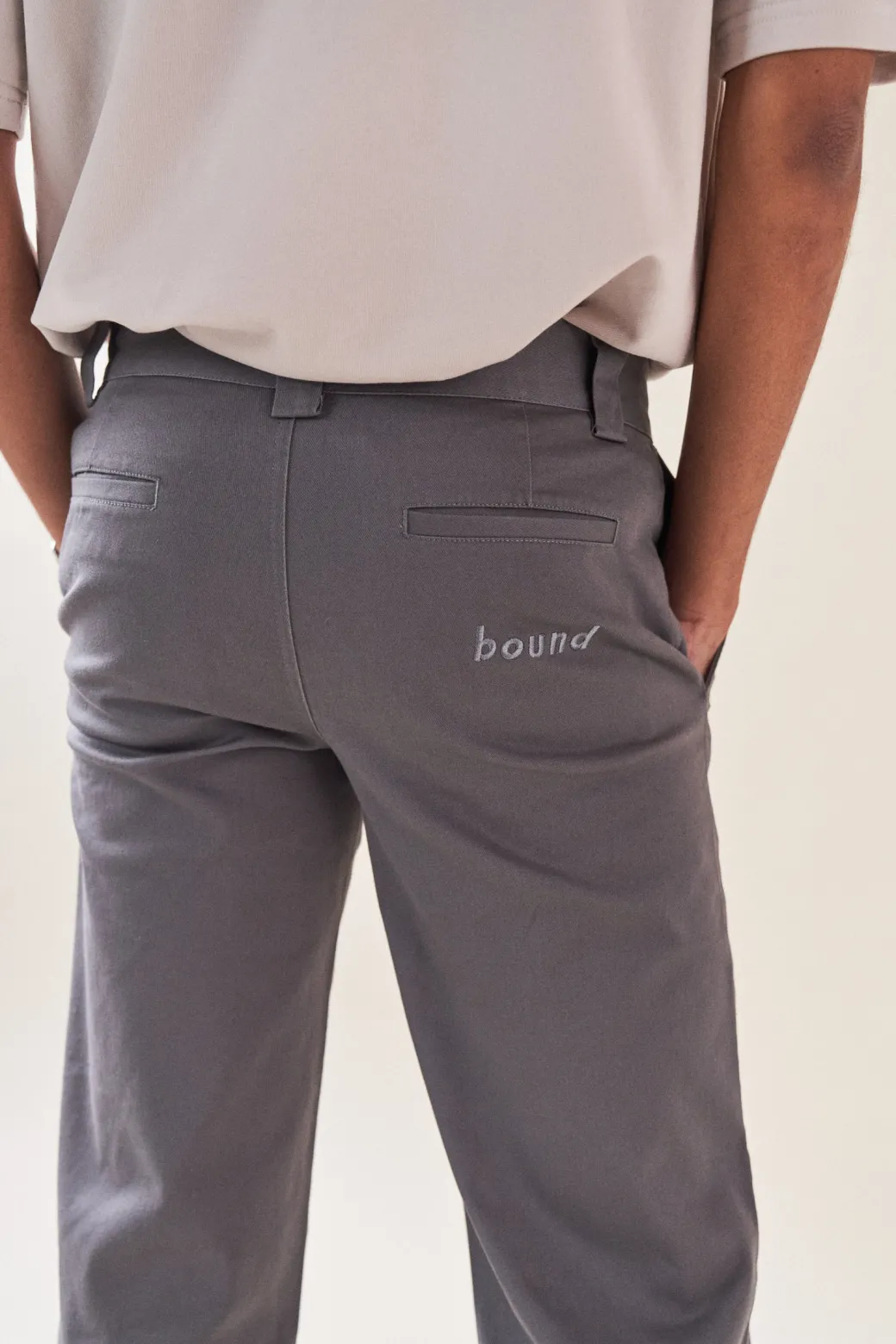 bound 'Stamford' Chino Trouser - Grey