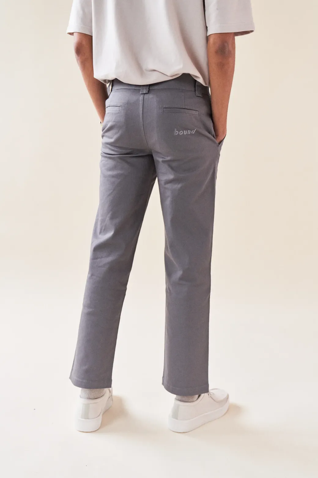 bound 'Stamford' Chino Trouser - Grey