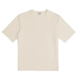 bound Textured Duty Tee - Ecru