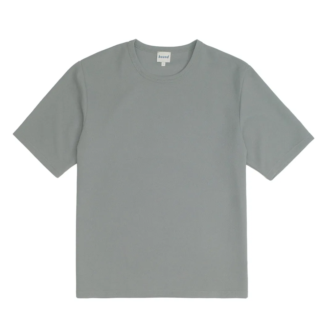 bound Textured Duty Tee - Charcoal