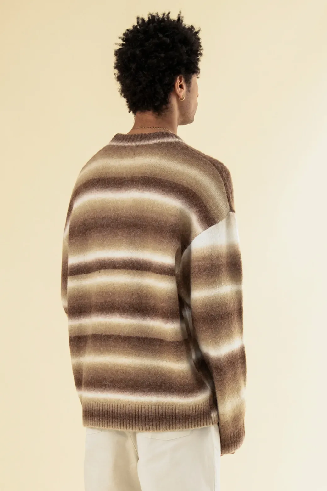 bound Toffee Ombre Knit Sweater