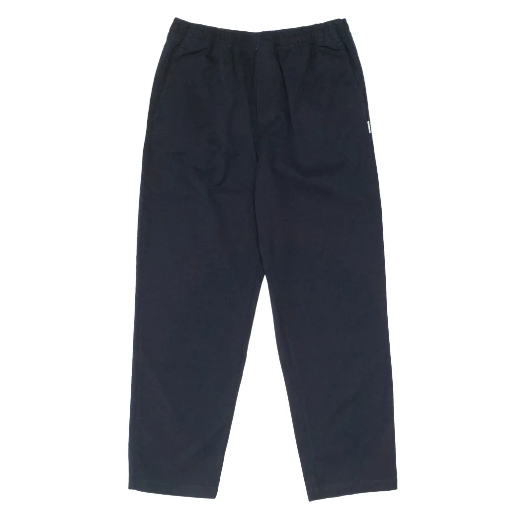 bound William Staple Cotton Trousers - Navy