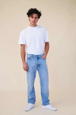 bound Williamsburg Denim Jean - Light Blue