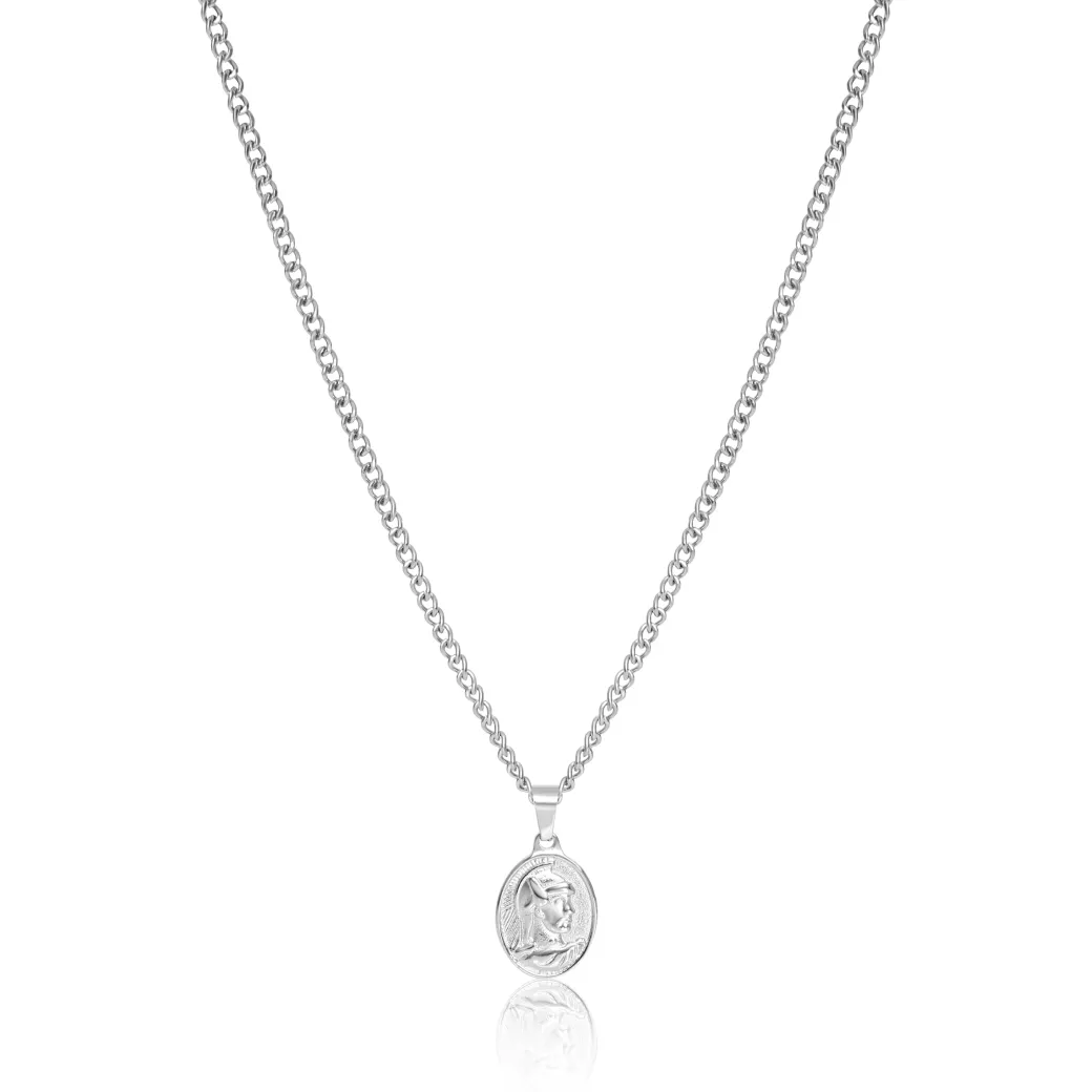Centurion Pendant Necklace - Silver / Gold