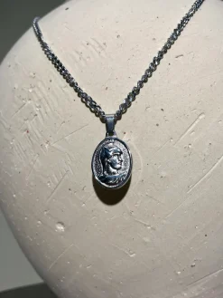 Centurion Pendant Necklace - Silver / Gold