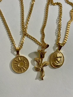 Centurion Pendant Necklace - Silver / Gold