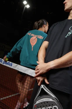 Club de Padel 'El Martillo 1.0' Vintage Washed Sweater - Dark Green