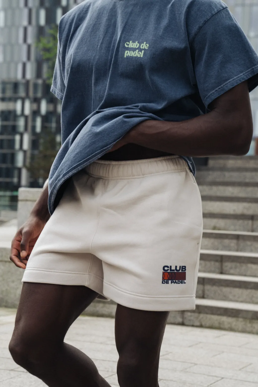 Club de Padel 'Heritage' Jogger Shorts - Bone