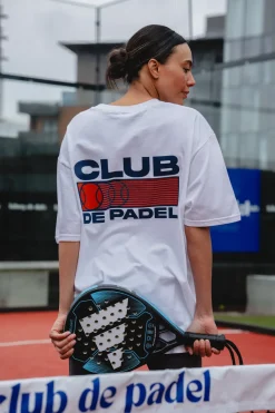 Club de Padel 'Heritage' Tee - White