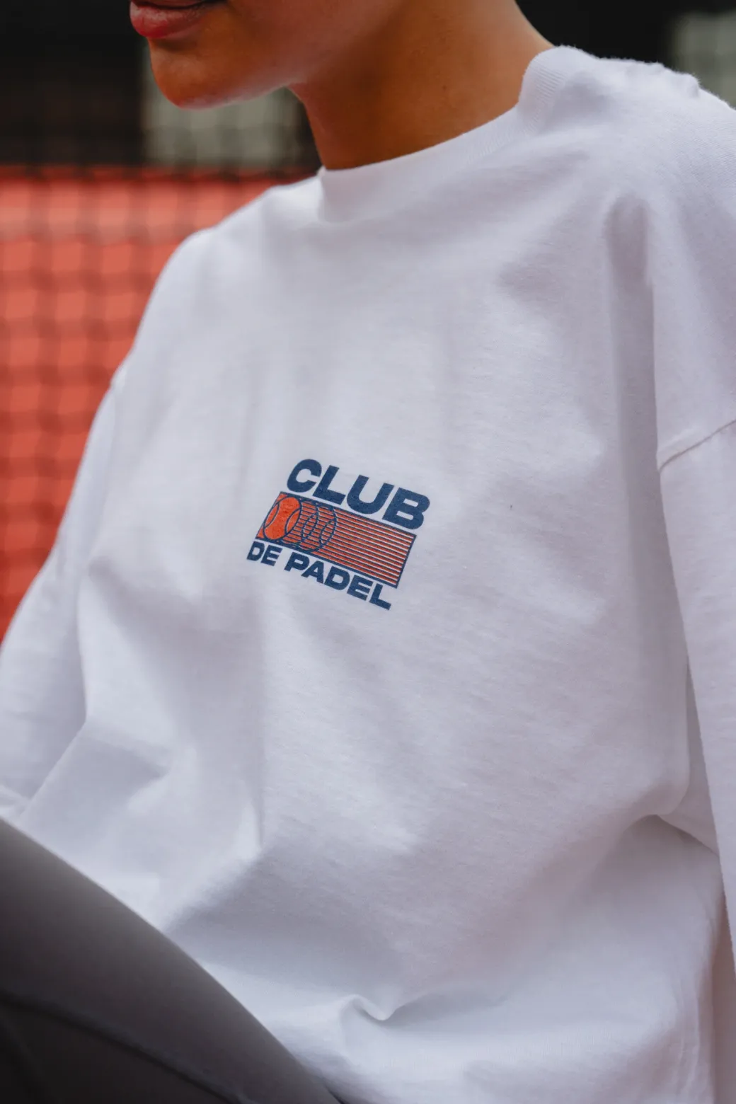 Club de Padel 'Heritage' Tee - White