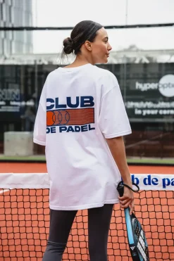 Club de Padel 'Heritage' Tee - White