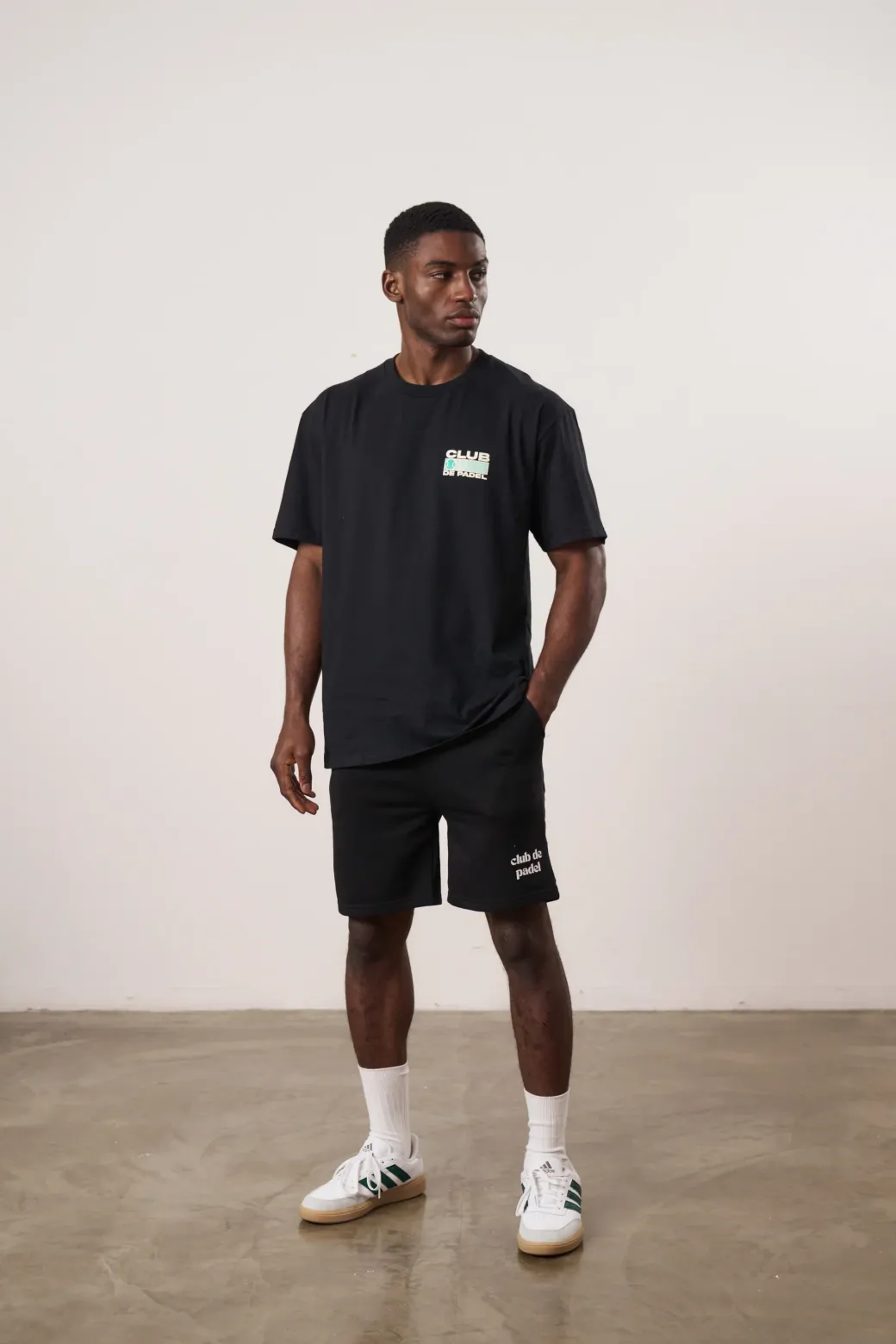 Club de Padel 'Heritage' Tee - Black