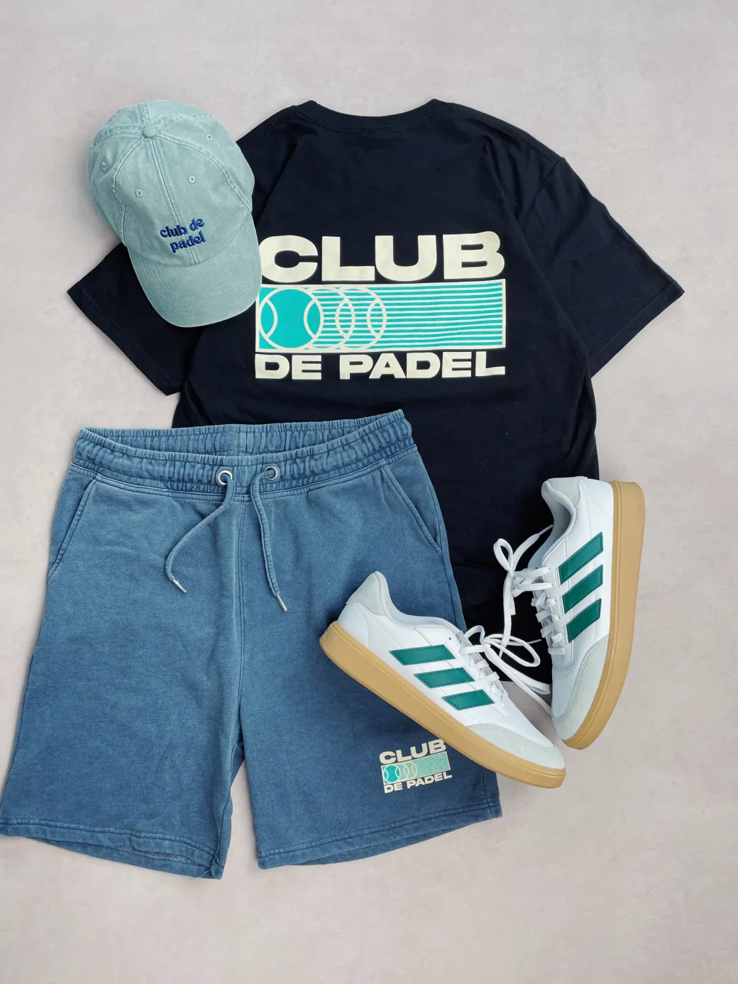Club de Padel 'Heritage' Tee - Black