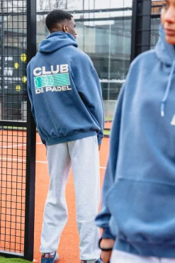 Club de Padel 'Heritage' Vintage Washed Hoodie - Navy