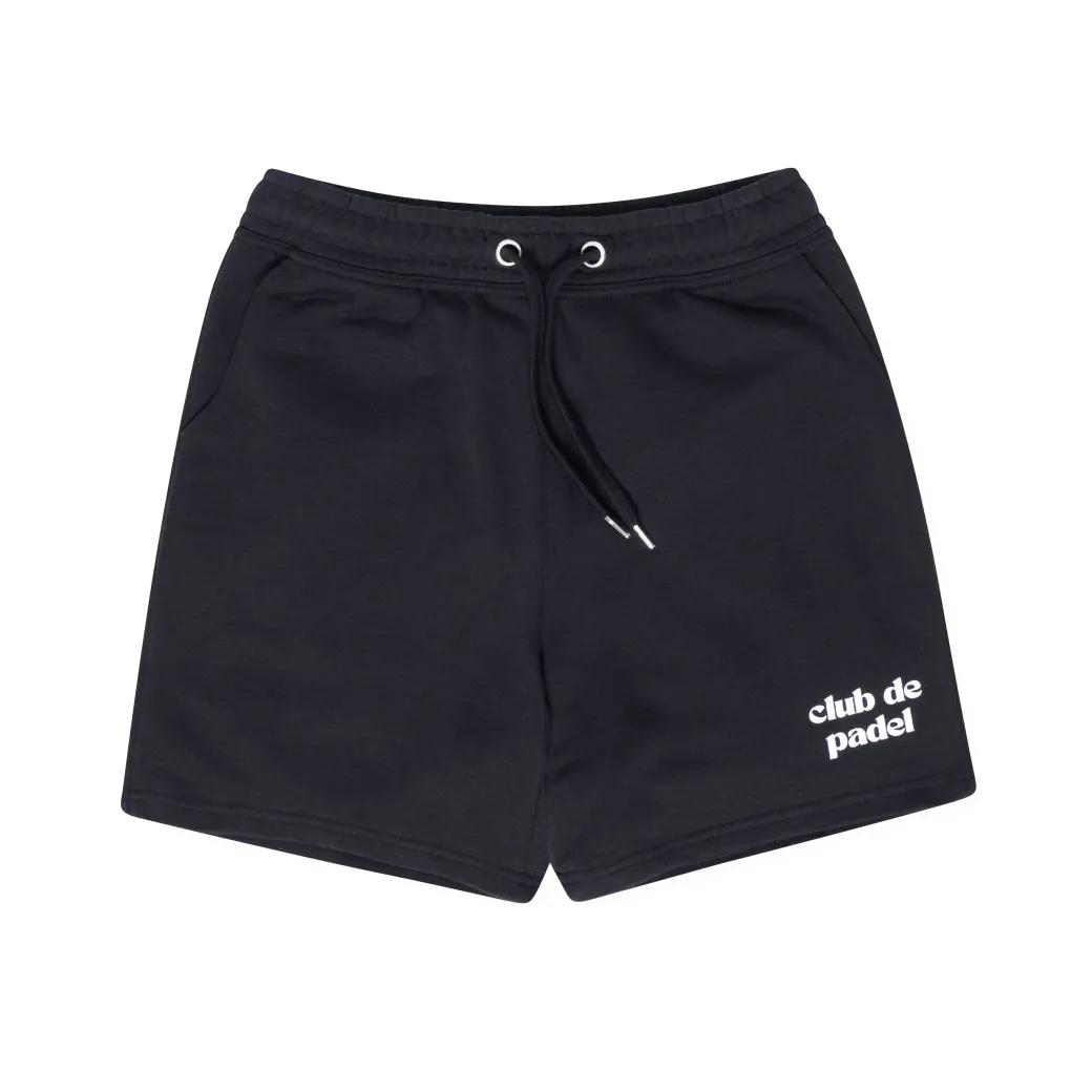 Club de Padel Logo Jogger Shorts - Black