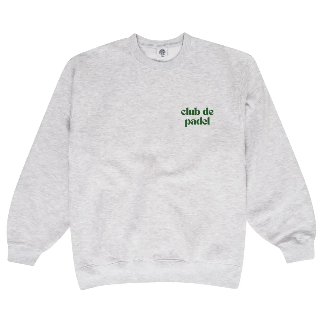 Club de Padel Logo Sweater - Ash Grey