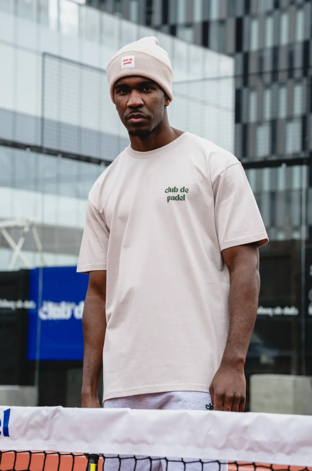 Club de Padel Logo Tee - Bone
