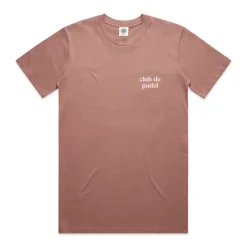 Club de Padel Logo Tee - Dusty Pink