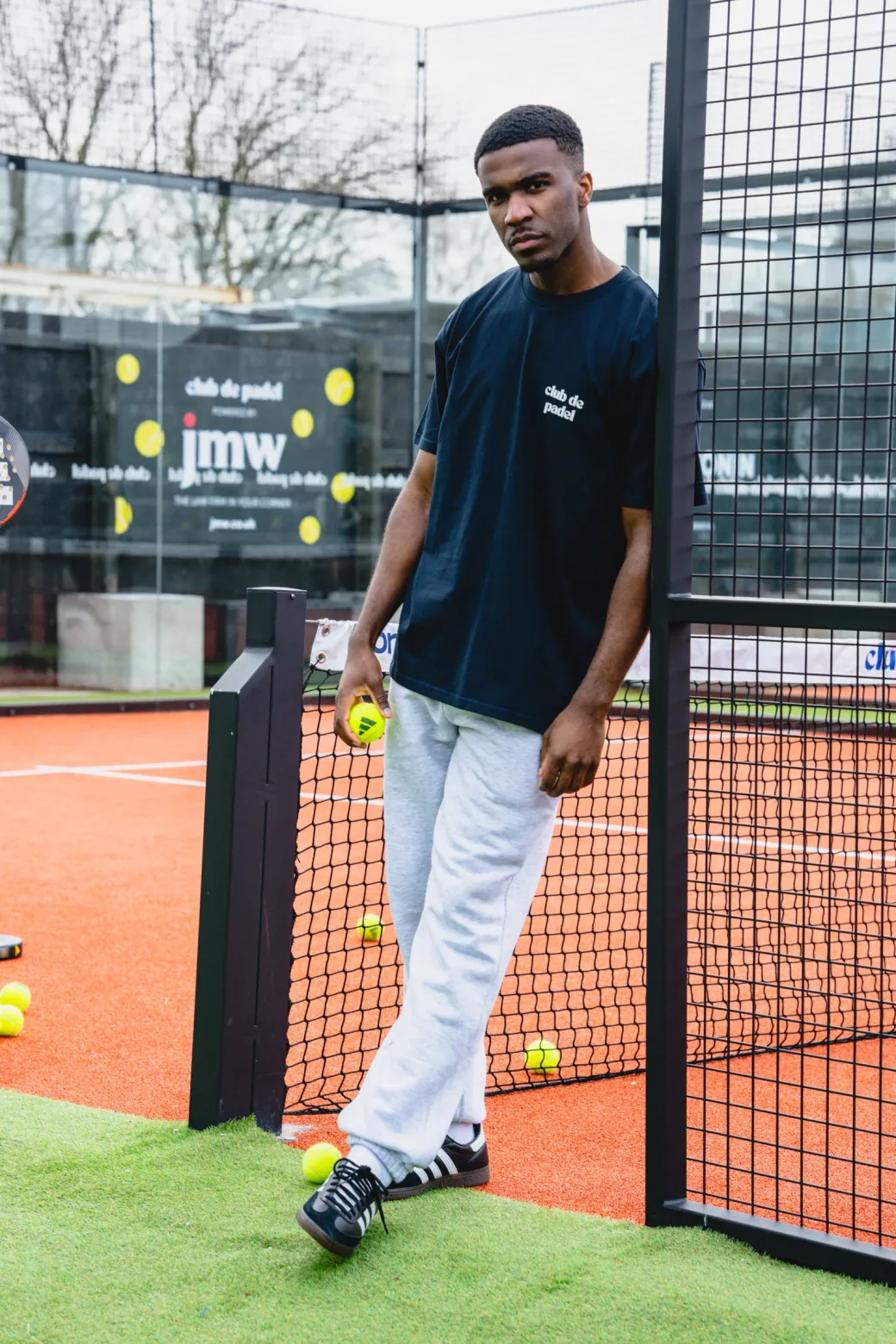 Club de Padel Logo Tee - Navy