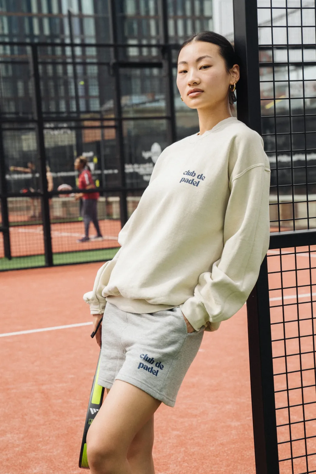 Club de Padel Logo WMNS Jogger Shorts - Grey