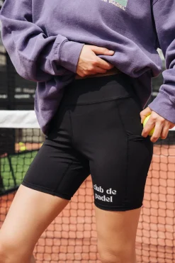 Club de Padel Logo WMNS Tech Shorts - Black