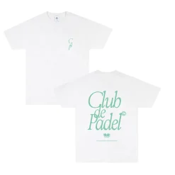 Club de Padel 'Retro' Tee - White