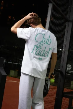 Club de Padel 'Retro' Tee - White