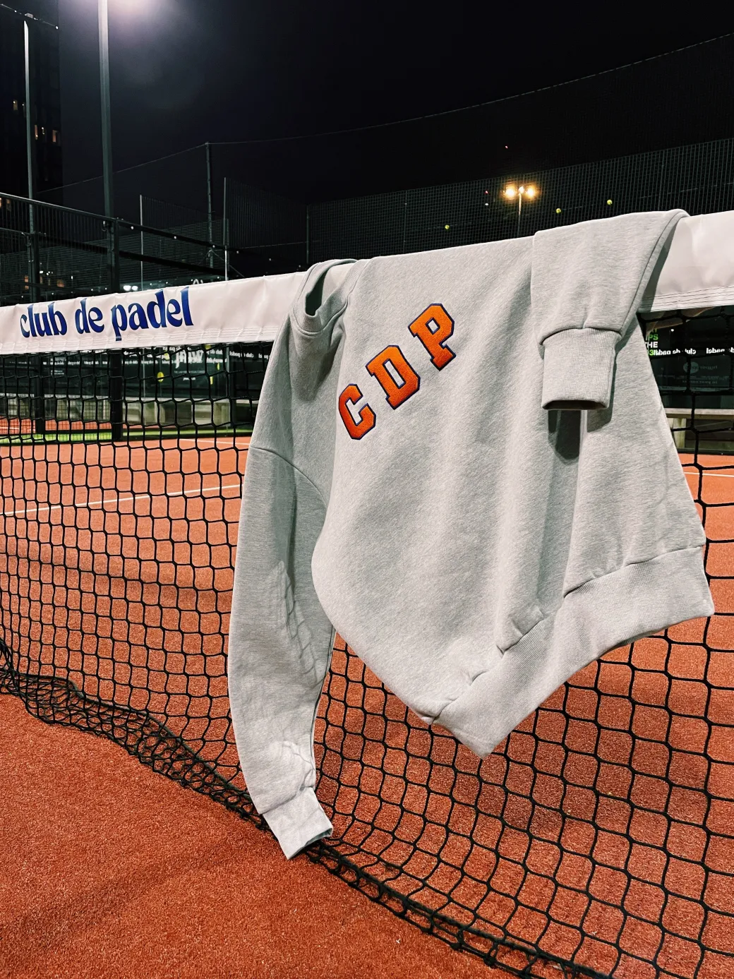Club de Padel 'Varsity' Heavyweight Sweater - Heather Grey