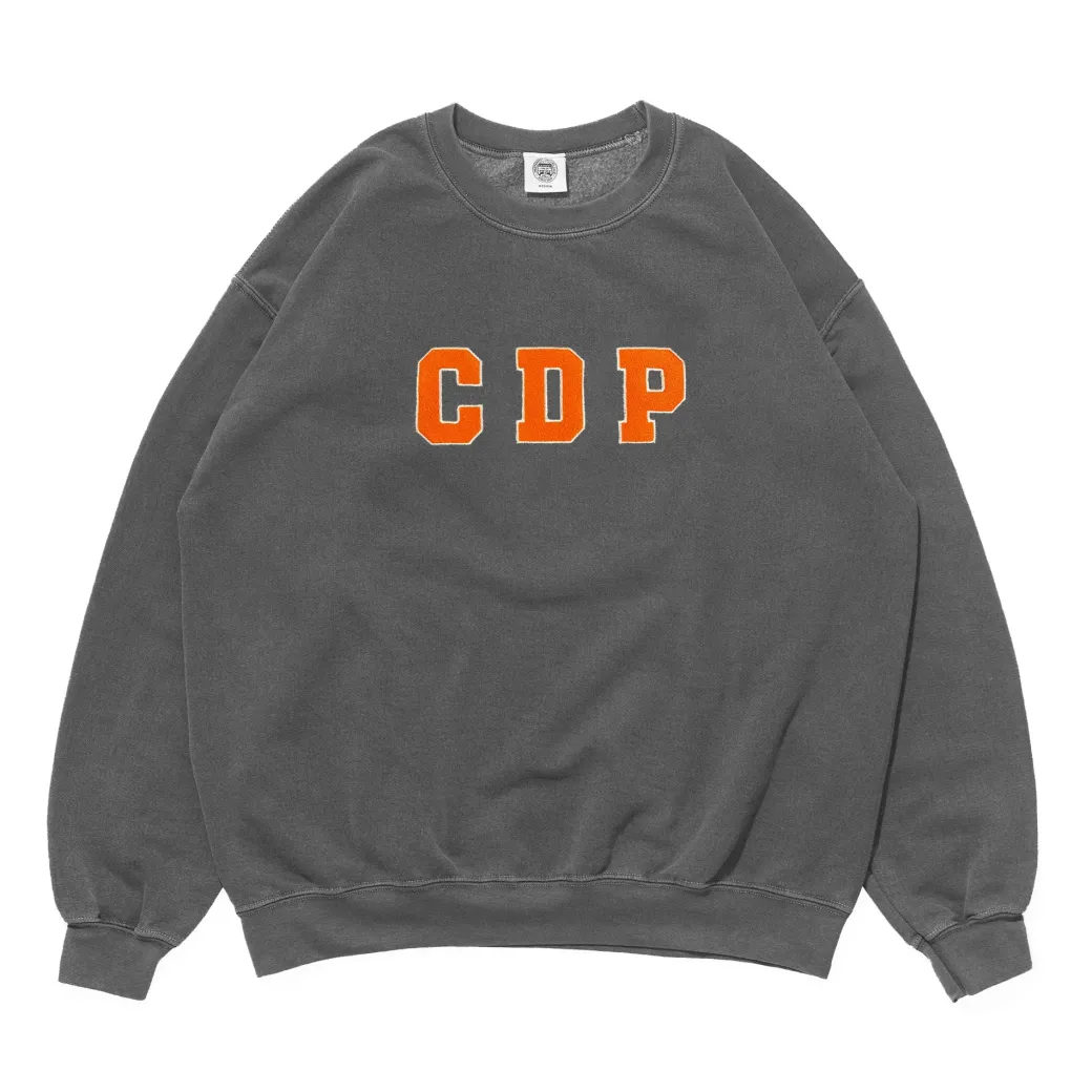 Club de Padel 'Varsity' Vintage Washed Sweater - Black