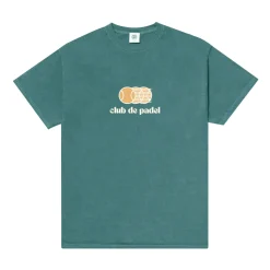 Club de Padel 'Vibora' Vintage Washed Tee - Forest