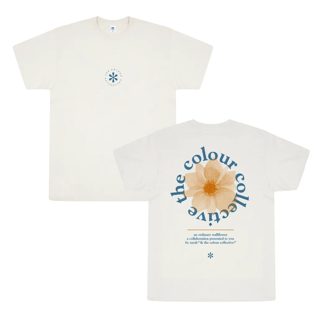 Colour Collective 'Classic Wallflower' Tee - Natural