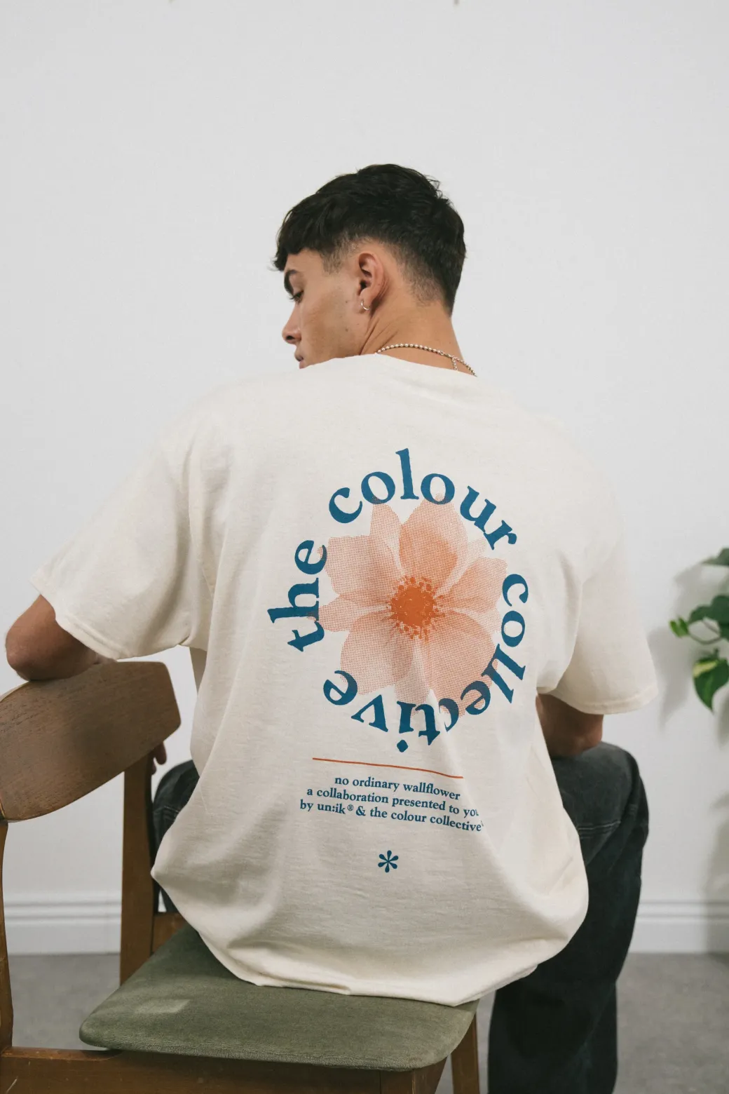 Colour Collective 'Classic Wallflower' Tee - Natural