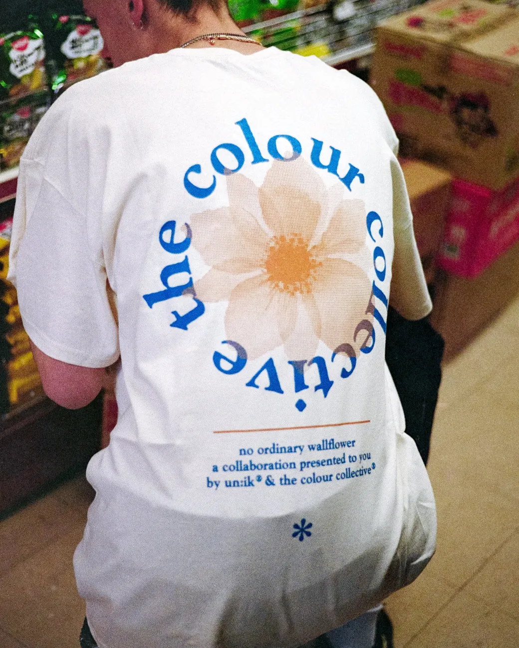 Colour Collective 'Classic Wallflower' Tee - Natural