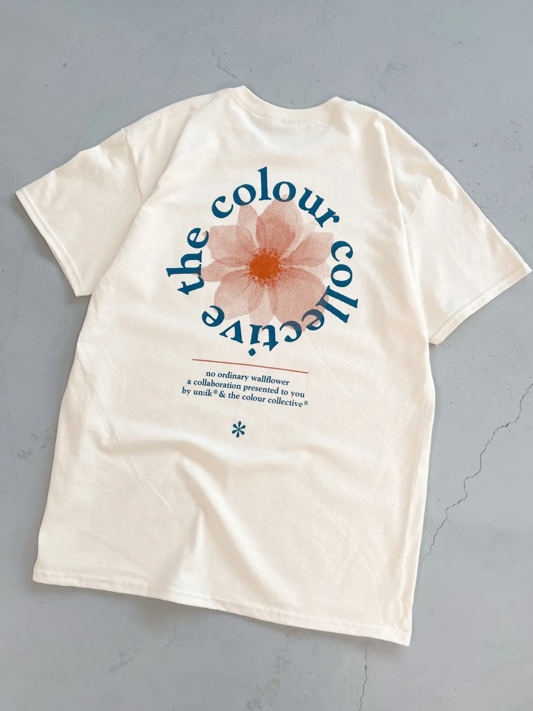 Colour Collective 'Classic Wallflower' Tee - Natural